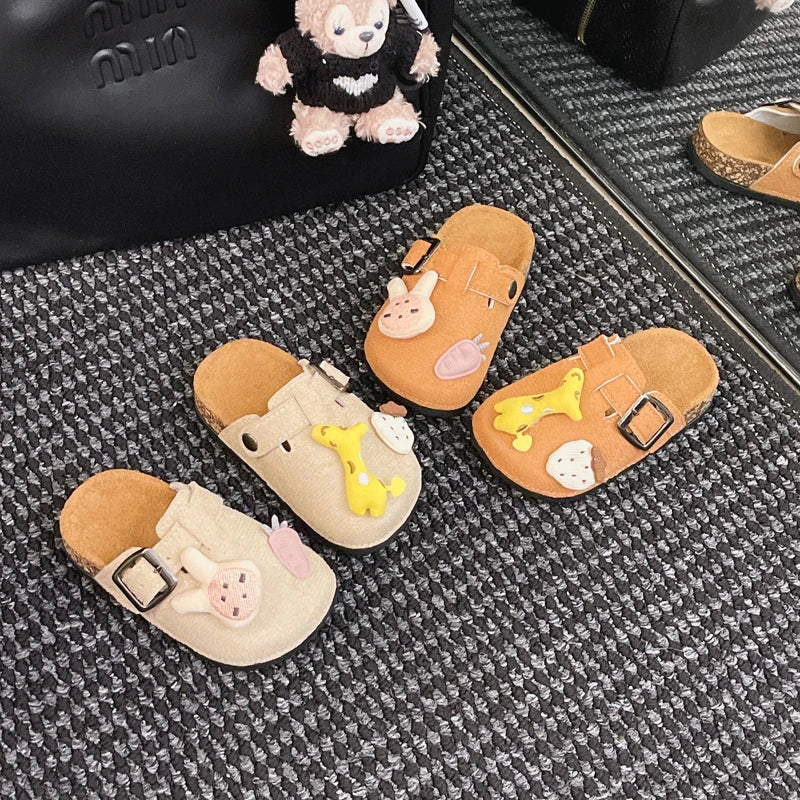 Kid's House Slippers 2025 New Cute Animal  Boy Child Slipper Non-slip Versatile Toddlers Girls Causal Flat Shoes Fashion Cartoon