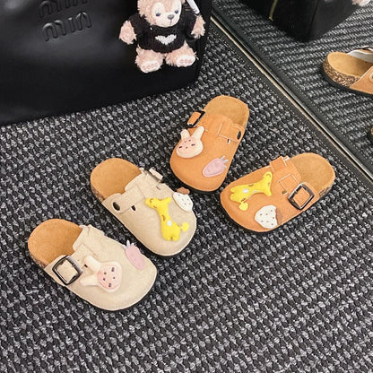 Kid's House Slippers 2025 New Cute Animal  Boy Child Slipper Non-slip Versatile Toddlers Girls Causal Flat Shoes Fashion Cartoon