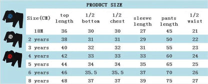 Children Clothes 2pcs Set Ribbed Kids Clothes baby Boys Clothes Girls Clothes Round Neck Long Sleeves Top Long Pants baby Set