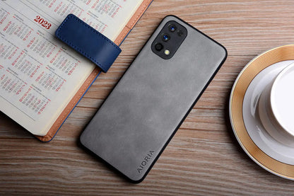 Leather Case for Realme 7 6 5 Pro 6S 5S 6i 5i smooth feel fingerprint proof cover