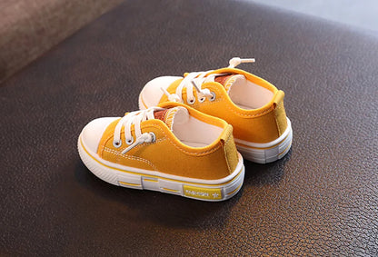Kid Sneakers Summer Canvas Shoes For Children Fashion Anti-slip Baby Shoes Girls Boys Breathable Casual Shoes Slippers 21-32