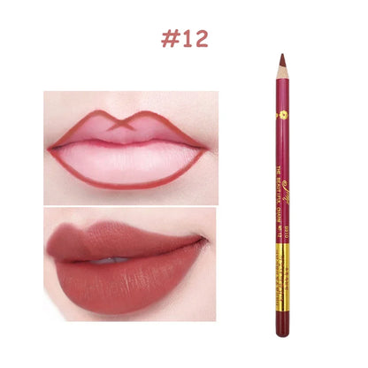 1PC Waterproof Matte Lip Line Pen For Lips Eyeliner Blush Makeup Longlasting Tattoo Lipstick Sketch Dye Tint Liner Pencil