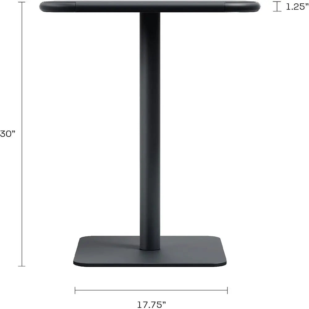 Heavy-Duty Steel Bistro Table, Commercial Grade, Suitable for Indoor or Outdoor Use, 300 lbs Capacity, 24 Diameter x 30 Height,