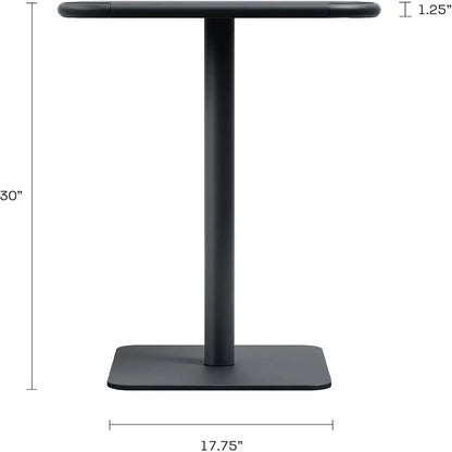 Heavy-Duty Steel Bistro Table, Commercial Grade, Suitable for Indoor or Outdoor Use, 300 lbs Capacity, 24 Diameter x 30 Height,