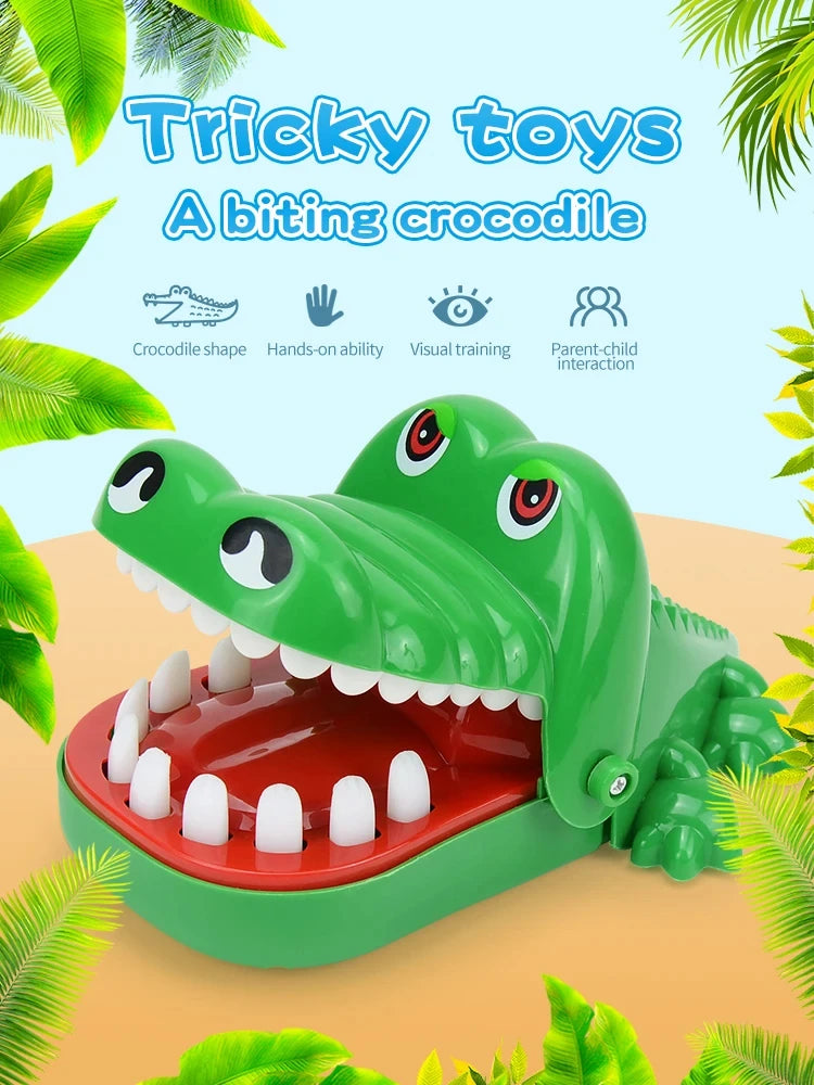 Bite hand crocodile children's toy stress relief toy Bite hand toy parent-child interactive party prank toy