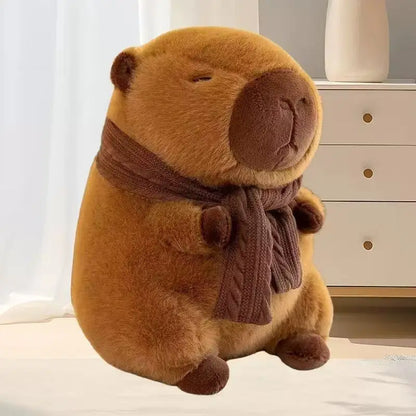23cm Capybara Plush Simulation Capibara Anime Fluffty Toy Cute Doll Stuffed Animals Soft Doll Plush Christmas Thanksgiving Gift