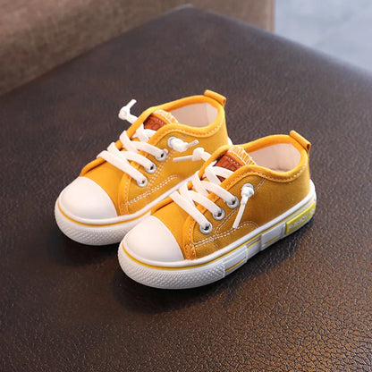 Kid Sneakers Summer Canvas Shoes For Children Fashion Anti-slip Baby Shoes Girls Boys Breathable Casual Shoes Slippers 21-32