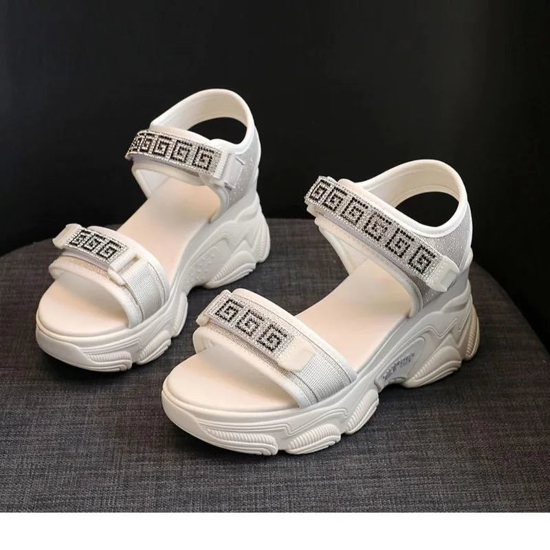 Platform Shoes Woman Sandal Roman Women Sports Sandals Fashion Sneakers Comfortable Wedge Luxury Designer Elegant Summer 2025