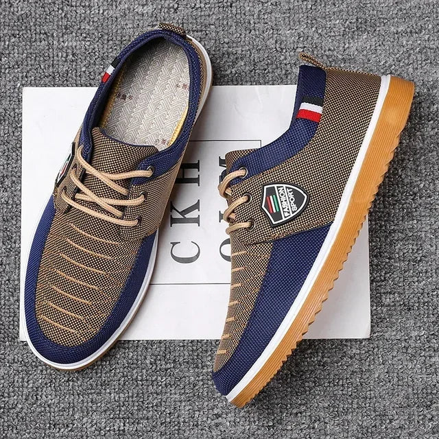 Men's Canvas Shoes, Soft Soled Driving Shoes, Men's Sports Shoes, Lightweight and Casual Men's Vulcanized Shoes, Large Size 47