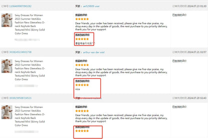 Sexy Dresses for Women 2023 Summer Vestidos Fashion New Sleeveless O-neck Keyhole Back Textured Mini Skinny Solid Color Dress