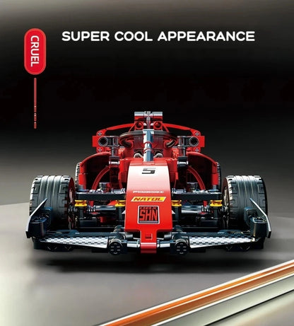 2025 Technical NEW F1 Racing Car Building Blocks Set MOC Model Kit DIY Assembly Bricks Creative Educational Toys For Children
