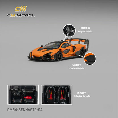 CM MODEL 1:64 S1000RR WRX STI RS7 sportback Jesko Codalunga SolusGT 765LT ER34 LBWK GT35RR Zonda Imola Model Car