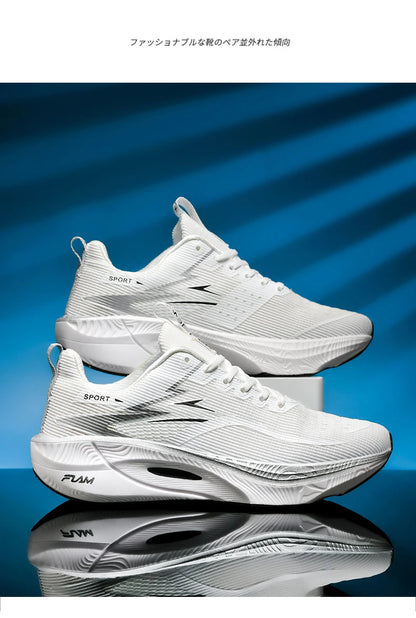 Marathon Sneakers Men Running Shoes Anti-slip Comfortable Racing Carbon Board Training Mesh Tennis Shoes Casual for Women 2026