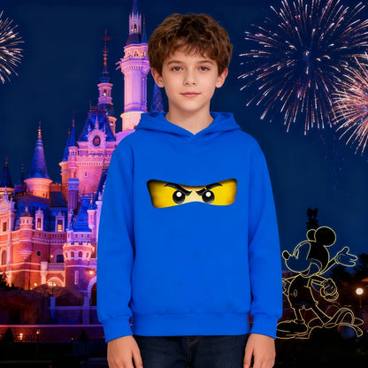 Fashionable Children's Hoodies Cartoon Ninja Hoodies for Boys and Girls Warm and Casual Children's Clothing for Autumn AndWinter