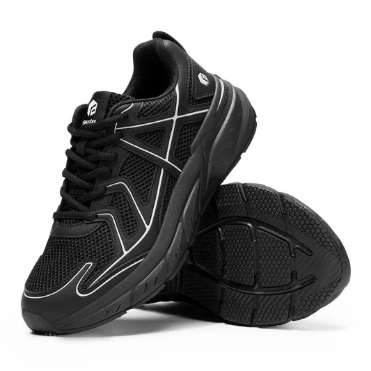 Fitville Newest Walking Shoes For Men Wide Width Thicker Cushioning Sneaker Bouncy Running Shoe Workout Gym Athletic