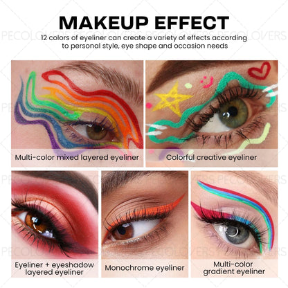 Quick-Drying Long-Lasting Liquid Eyeliner,Waterproof&Sweatproof,Eyeliner Pencil,Perfect Gift, Necessary for Makeup