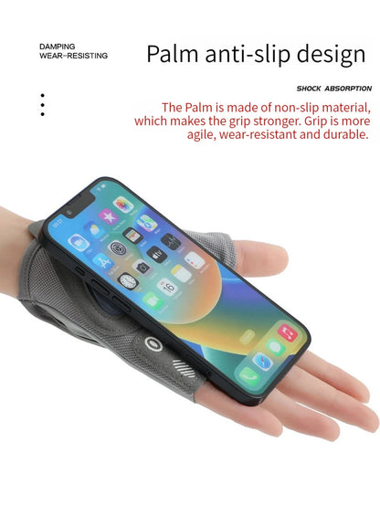 GTUBIKE 1 Pair Gym Body Building Training Fitness Gloves Sports Weight Lifting Exercise Slip-Resistant Gloves for Yoga Gloves