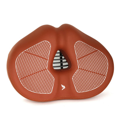Noseless Bike Seat Cushion for Men Women Extra Padding Comfort Wide Bicycle Seat Oversized Comfortable Saddle for Peloton Bikes