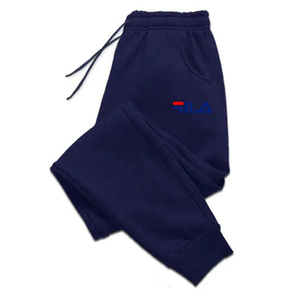 Autumn Winter Men's Joggers Drawstring Casual Pants Fleece Sweatpants Workout Running Gym Fitness Sports Trousers