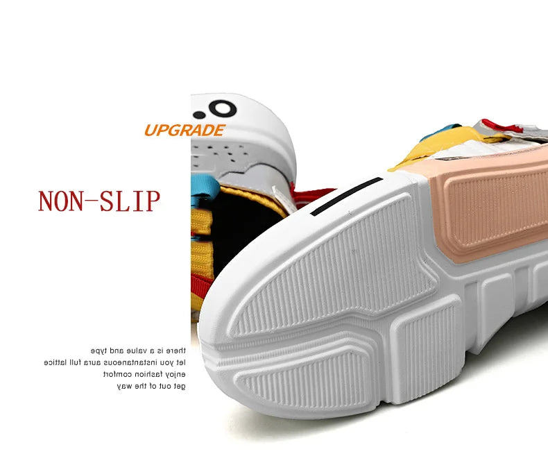 New Colorful Men Sneakers Male Tenis Luxury Designer Shoes Breathable Men's Casual Shoe Couple Shoes Trainers Zapatillas Hombre