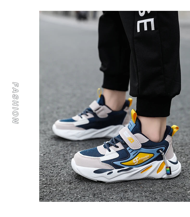 Kid Sneakers Walking Mesh Breathable Casual Shoes Sport Shoes For Boys Girl Lightweight Running Shoes