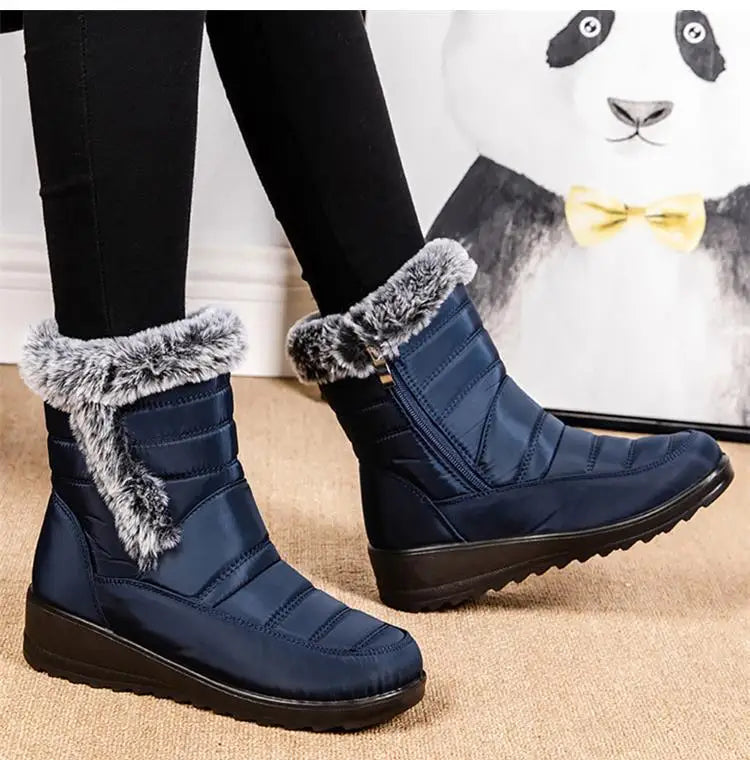 Women's Boots Snow Fashion Shoes Woman Waterproof Shoes Women 2025 Trend Ankle Boots Platform Botas Mujer Boots For Women