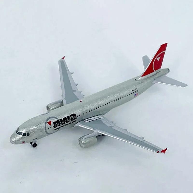 Model Airplane 1:500 Scale Diecast Planes Model A320 Northwest Airlines Alloy Aircraft Model Collection Decoration And Gift