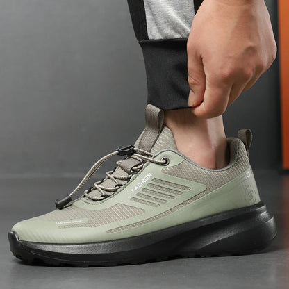 Men Sports Shoe Outsole Solid Colour Male Footwear Unisex Outdoor Sneakers Casual Man Shoes 2025 Winter New Fashion Anti Slip