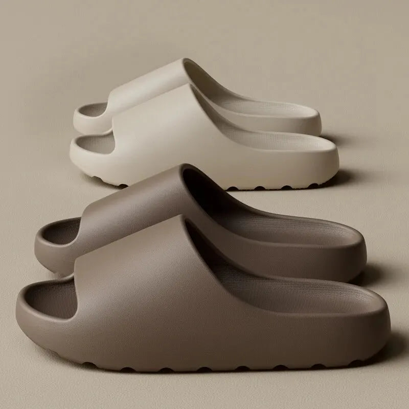Coconut Slippers Feel like Stepping on Shit Thick-soled Sandals Summer New Non-slip Wearing Sandals（Shoebox not included）
