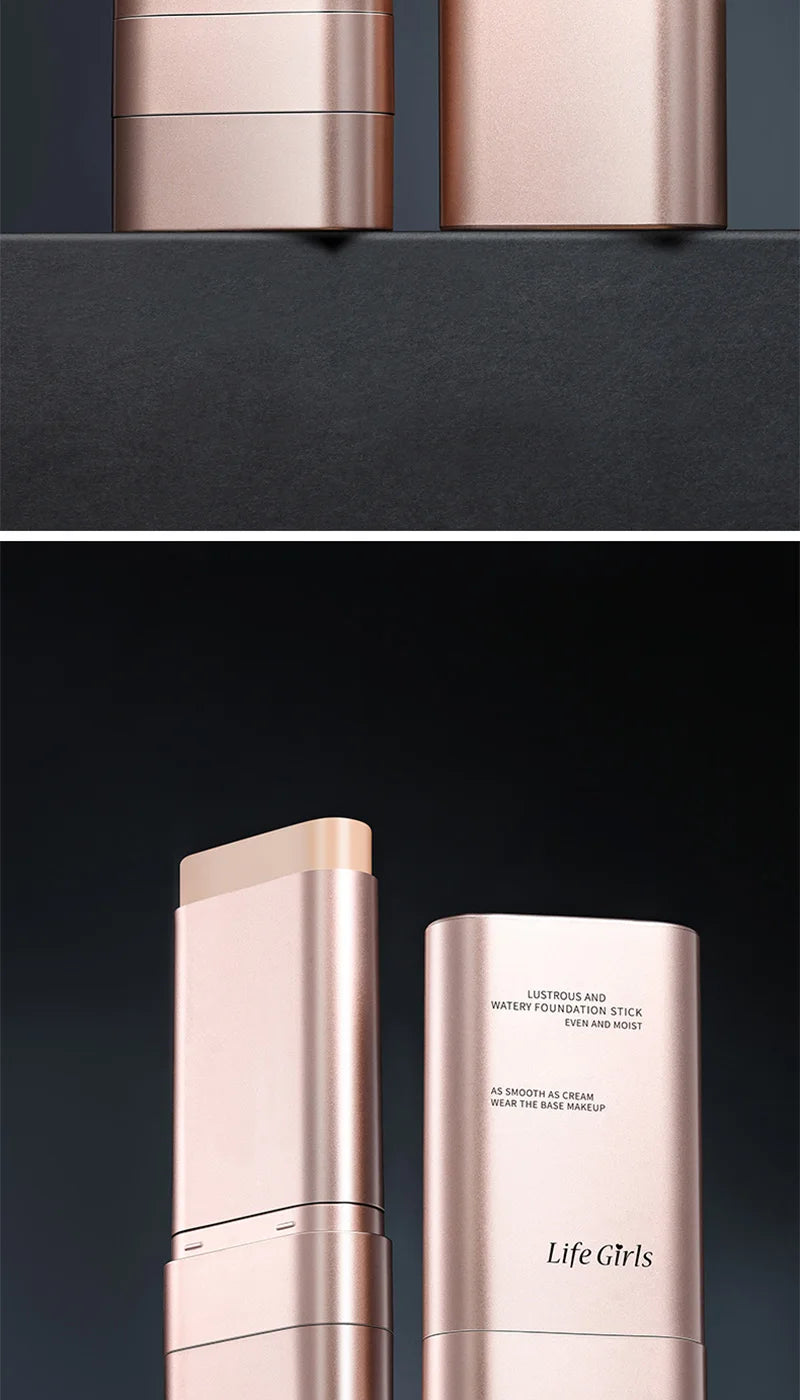 Clear and Moisturizing Foundation with a Natural Glow, Hydrating, Bling, Radiance, Thin and Lightweight Double-Ended Makeup Foundation That Can Be Rotated for Easier Application, with Its Own Brush for Waterproofing, Making I