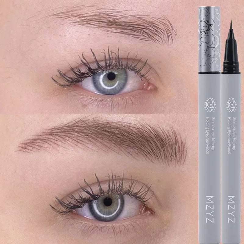 1PCS Ultra-fine Head Smooth Eyebrow Pencil Outline Shadow Lying Silkworm Eyeliner Waterproof Non-smudge Lasting Liquid Brow Pen
