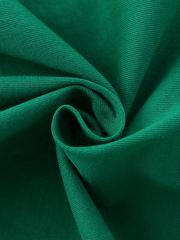 Girls’ Sunflower Cartoon Pattern Short Sleeves T-Shirt In European And American Style For Summer-3