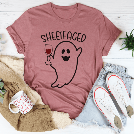 Sheetfaced Ghost Wine Tee